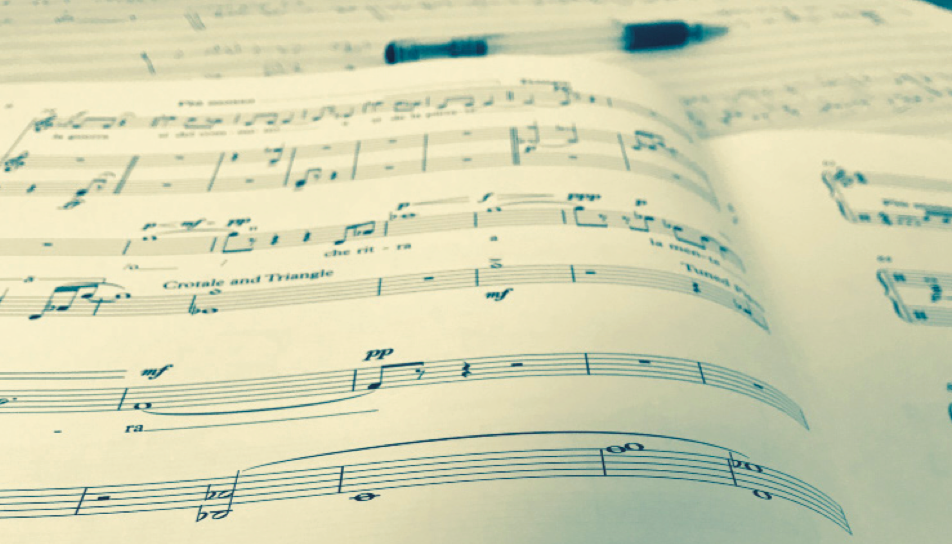 sheet of music